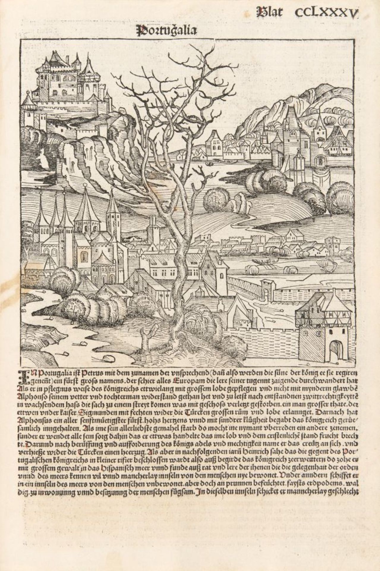 H. Schedel, Buch der Croniken und Geschichten. Nürnberg, 23. Dez. 1493. - Bild 3 aus 4