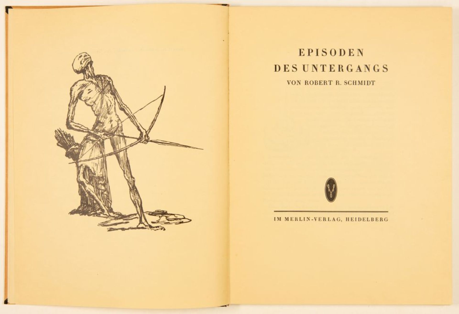 Alfred Kubin. 2 illustr. Bücher von R. R.Schmidt und F. Huch. 1921 und 1926. 2 Bde.