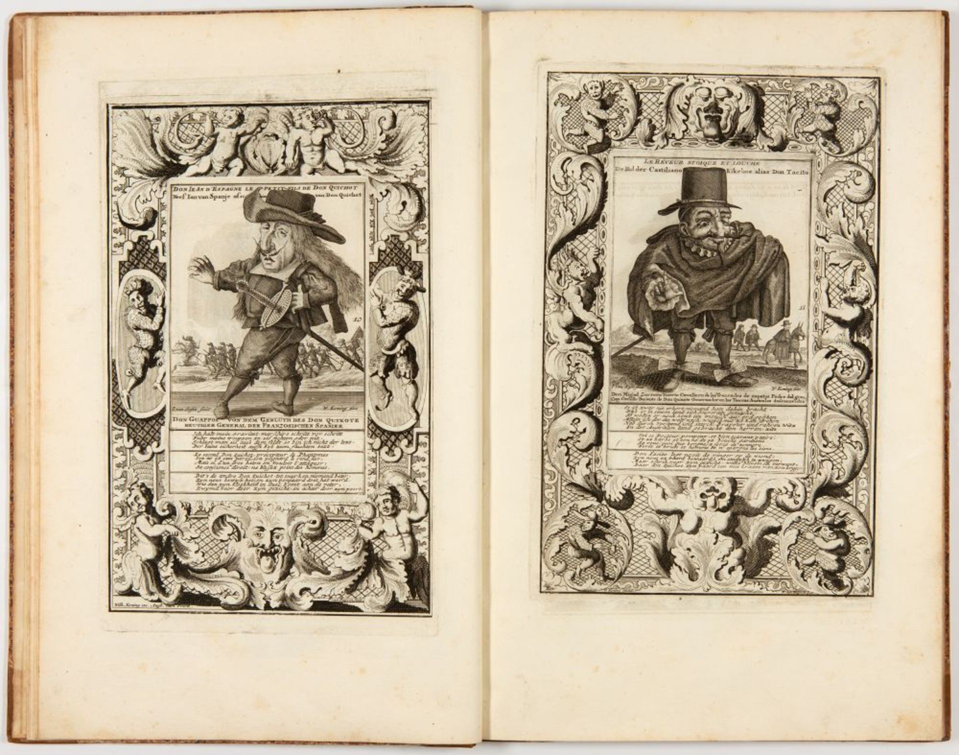 Il Callotto resuscitato. Oder Neu eingerichtes Zwerchen Cabinet. Amsterdam, um 1720. - Bild 3 aus 4