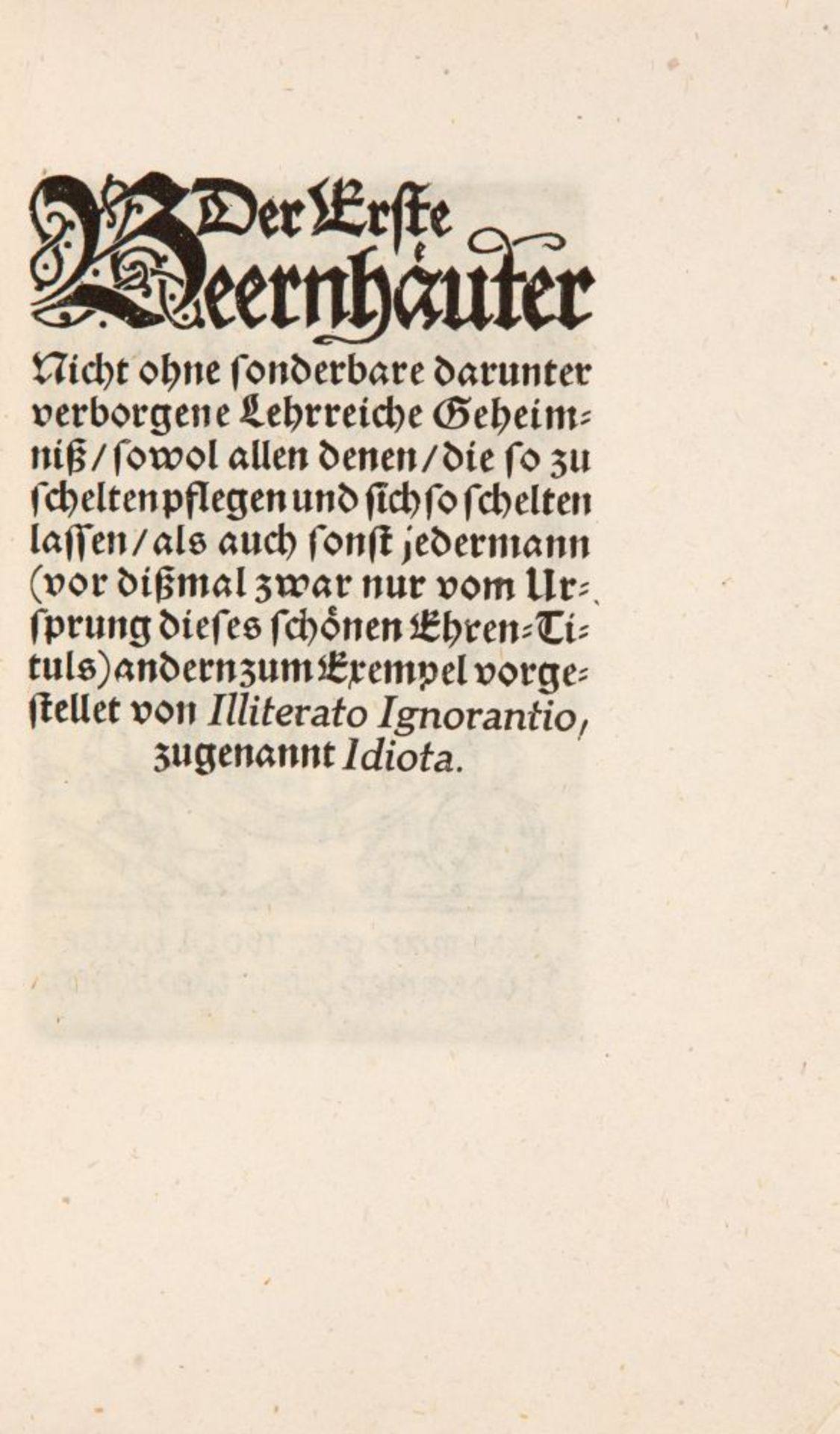 v. Grimmelshausen / M. Behmer, Der erste Beernhäuter. Bln. 1919. - Ex. 113/120 in HLn. - Bild 2 aus 2