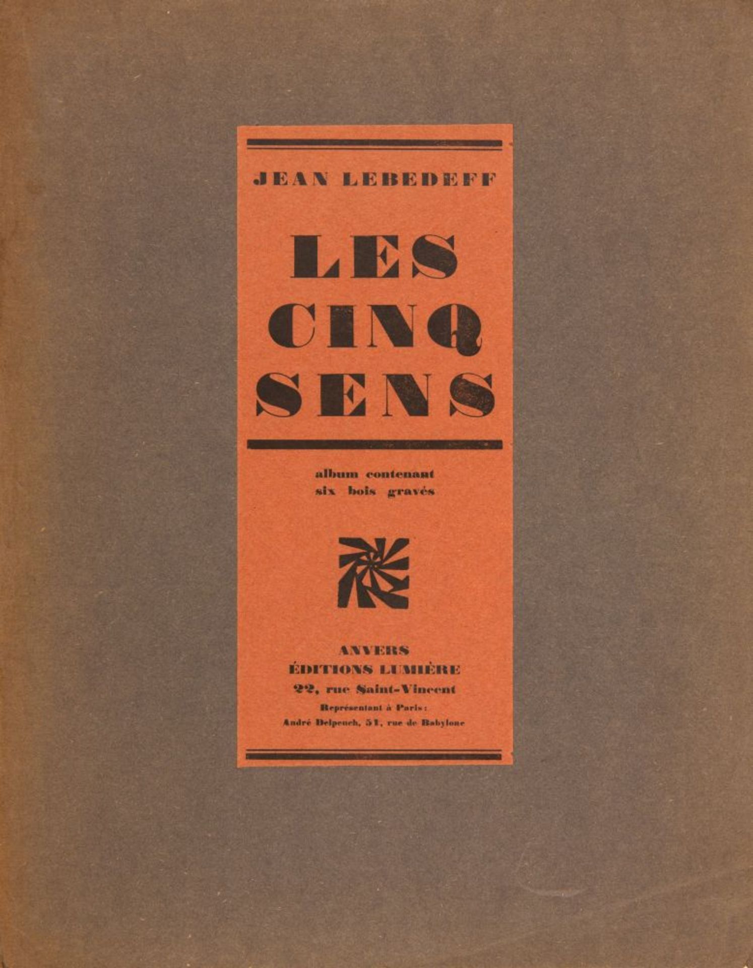 J. Lebedeff (I. Lebedev), Les cinq sens. Antwerpen 1927. - Bild 2 aus 2