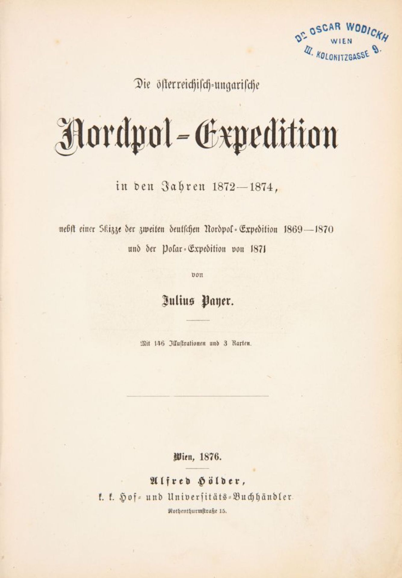 J. Payer, Die österreichisch=ungarische Nordpol-Expedition. Wien 1876. - Bild 4 aus 5