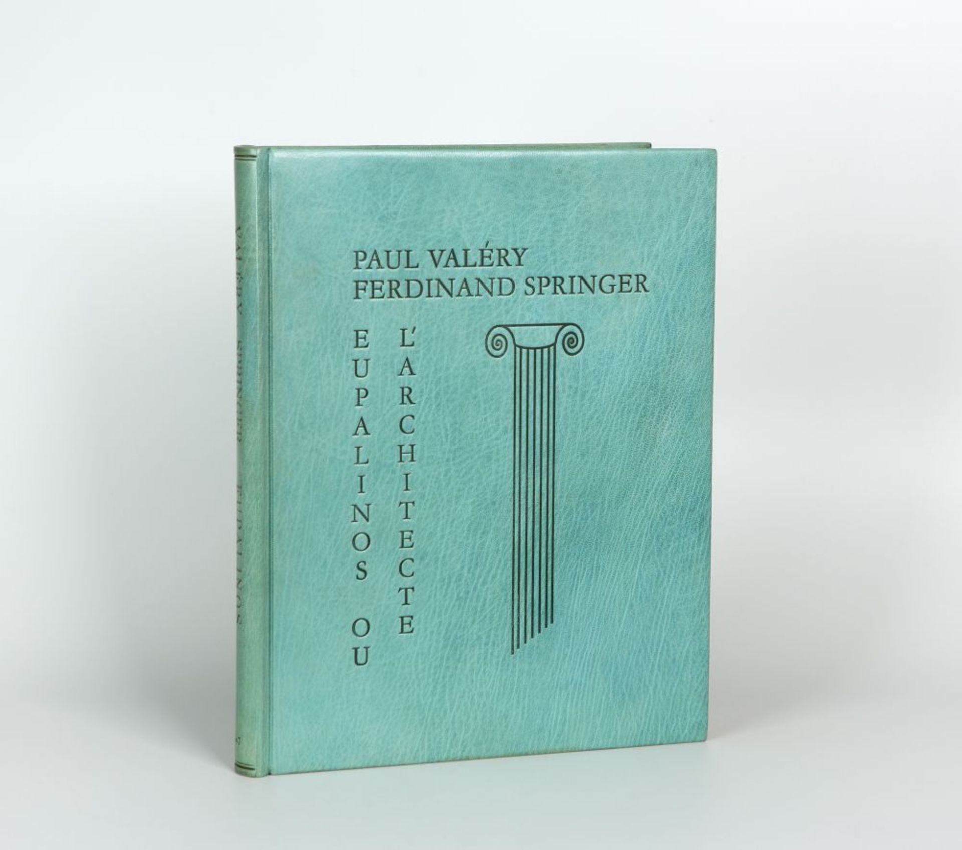 P. Valéry / F. Springer, Eupalinos ou l'architecte. Paris 1947. Ex.103/270. mit e. Brief. - Bild 3 aus 3