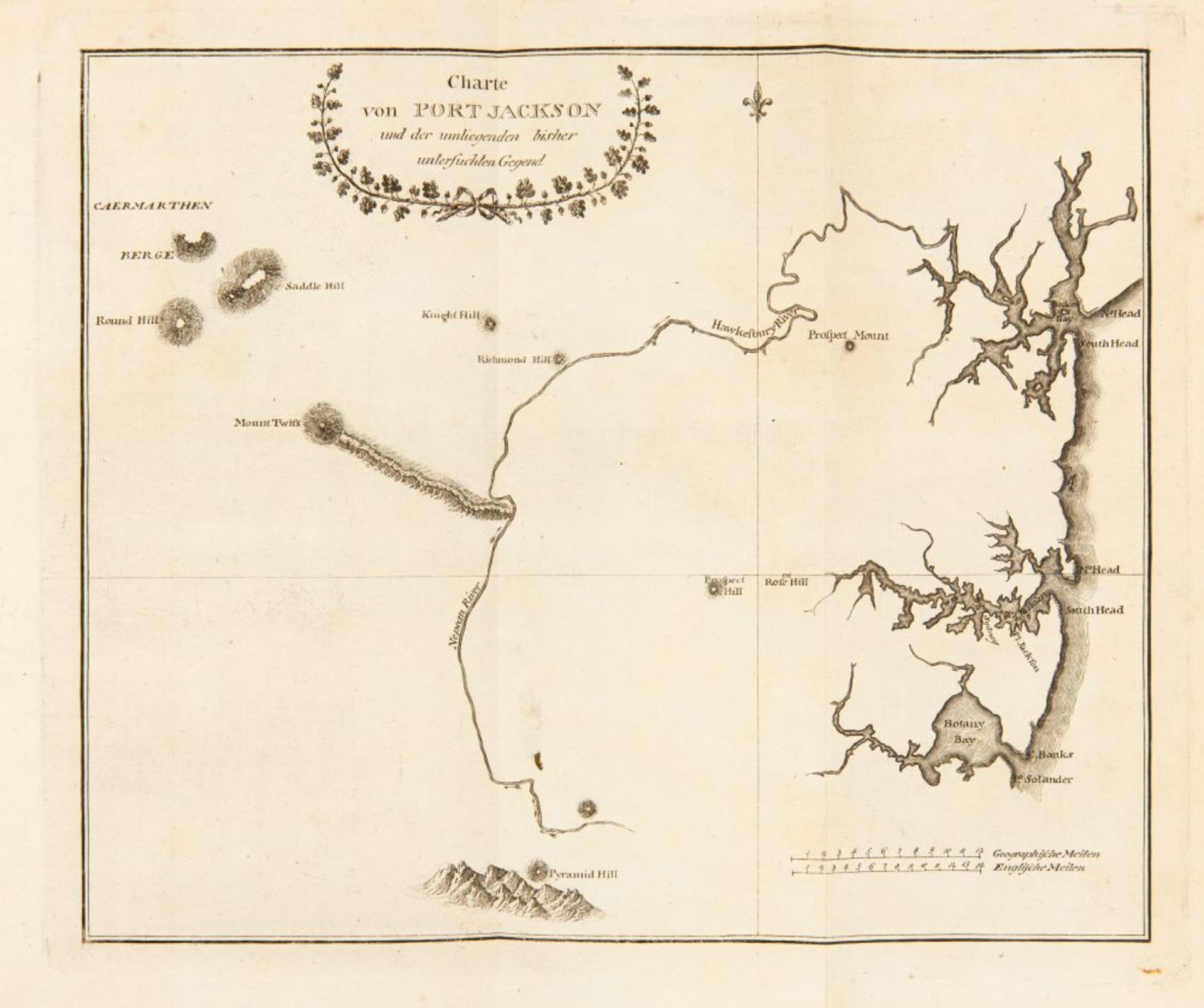 W. Tench, Geschichte von Port Jackson. Hamburg 1794. - Bild 2 aus 2