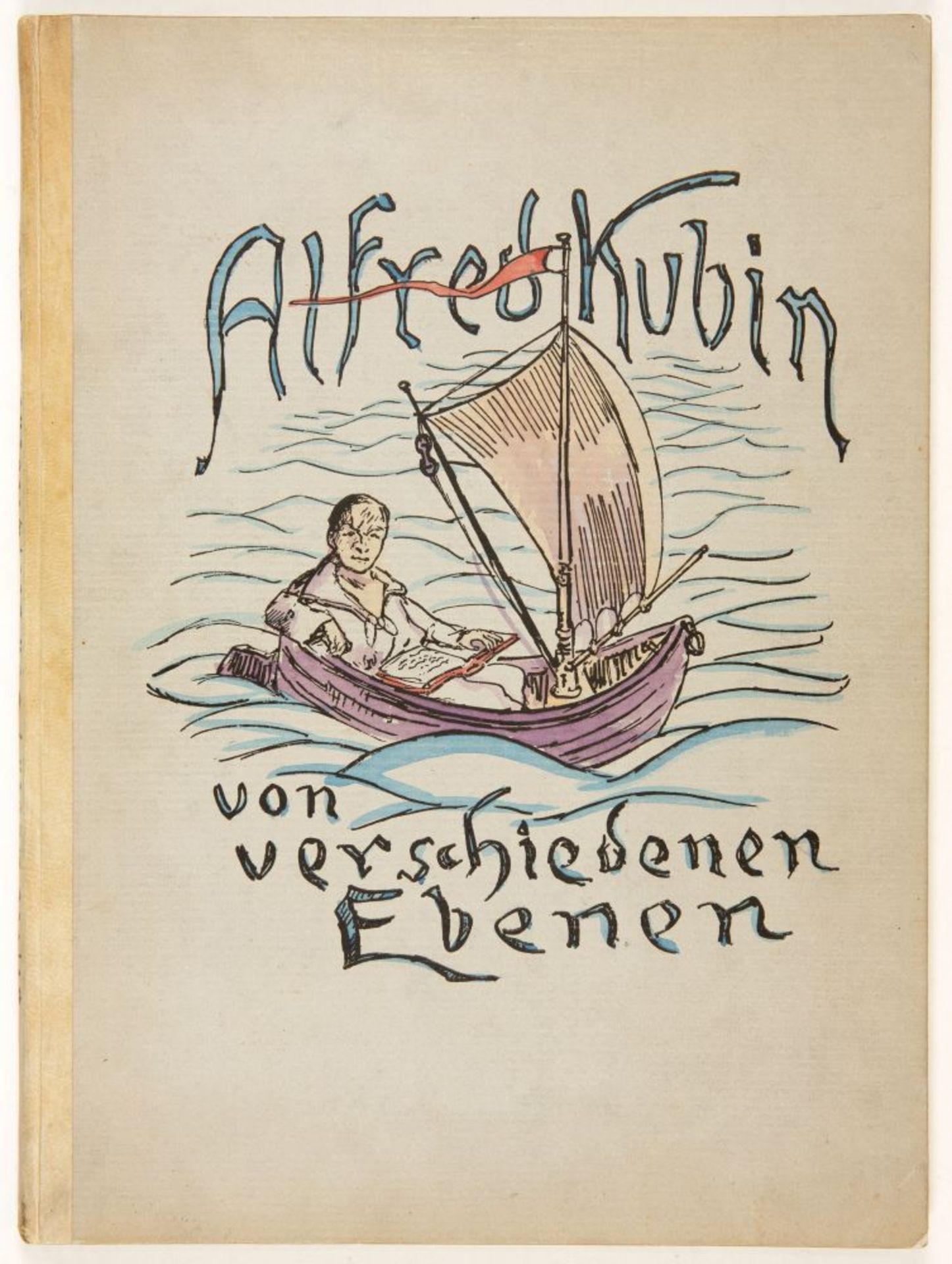 A. Kubin, Von verschiedenen Ebenen. Berlin 1922. - Ex. LX/100 mit 5 sign. Lithos. - Bild 2 aus 4