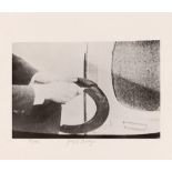 Joseph Beuys. Aus: sitting in front of your TV. 1972. Offsetdruck. Signiert. Ex. 33/150. Schellmann