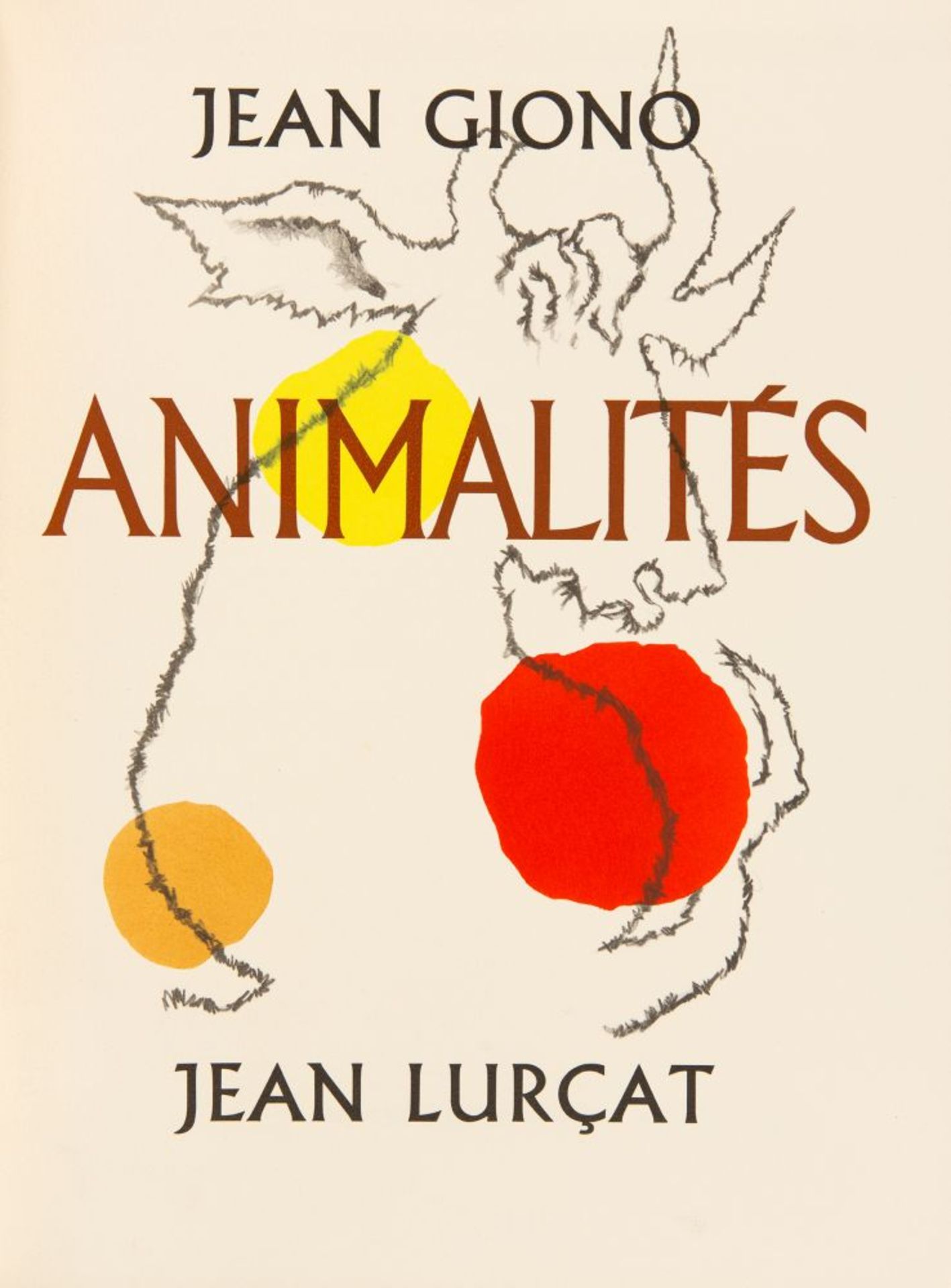 J. Giono / J. Lurçat, Animalités. Paris 1965. Ex. 155/250. - Bild 2 aus 2