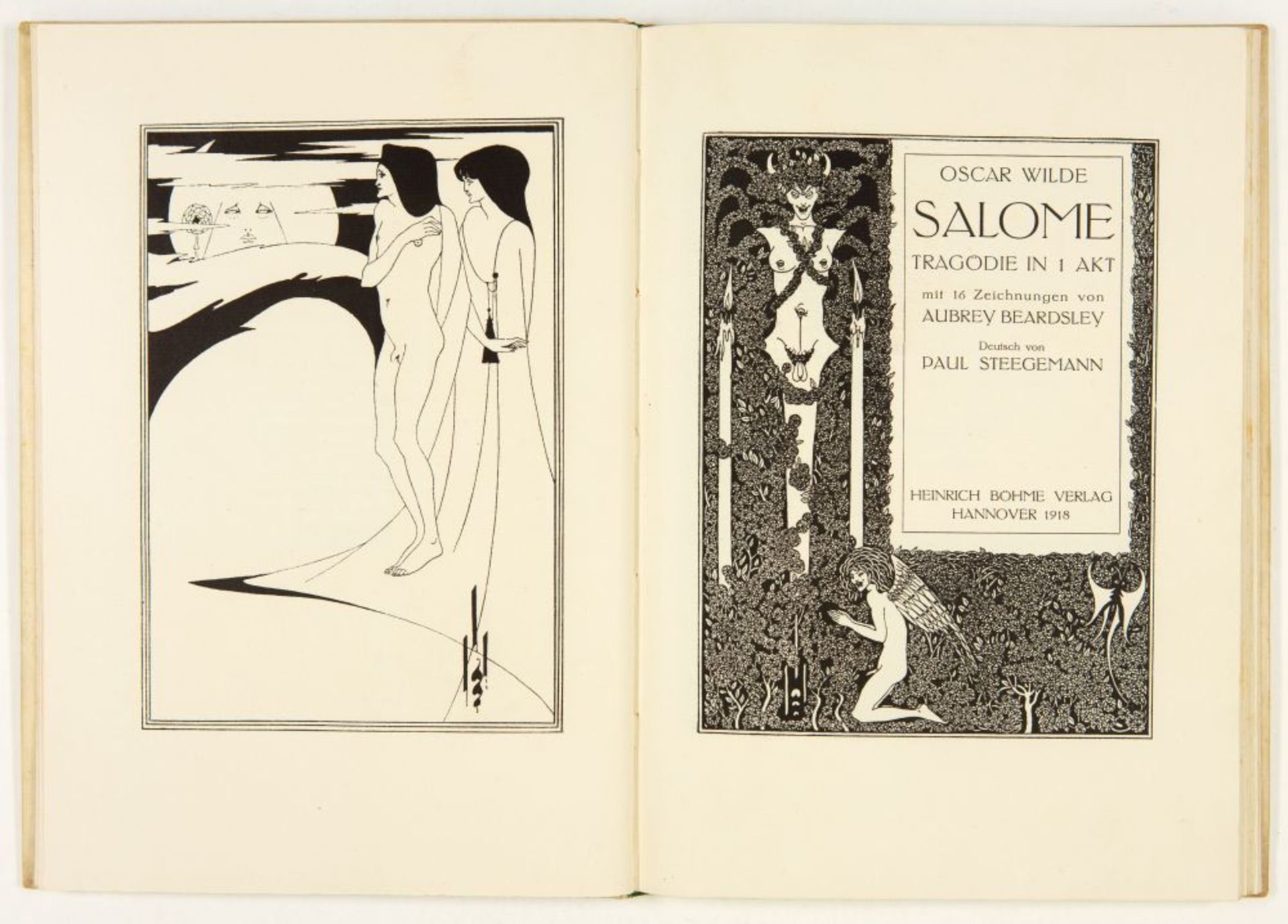 O. Wilde / A. Beardsley, Salome. Hannover 1918. - Ex. 97/100. - Bild 2 aus 2