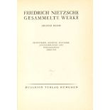 F. Nietzsche, Gesammelte Werke. 23 Bde. 1920-29. - Ex. 149.