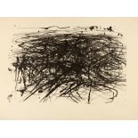 Max Uhlig. Ohne Titel. (Landschaft). 1972/1973. Lithographie. Signiert. Ex. 97/100.