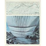 Christo. Over the River II Underneath. 2000. Farboffset. Signiert.