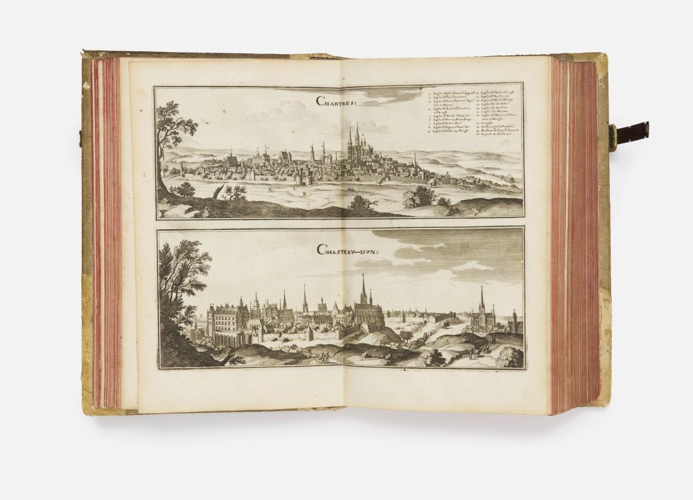 Merian.- M. Zeiller, Topographiae Galliae, Tl. 5-13 in 1 Bd. Ffm 1657-1661. - Image 3 of 4
