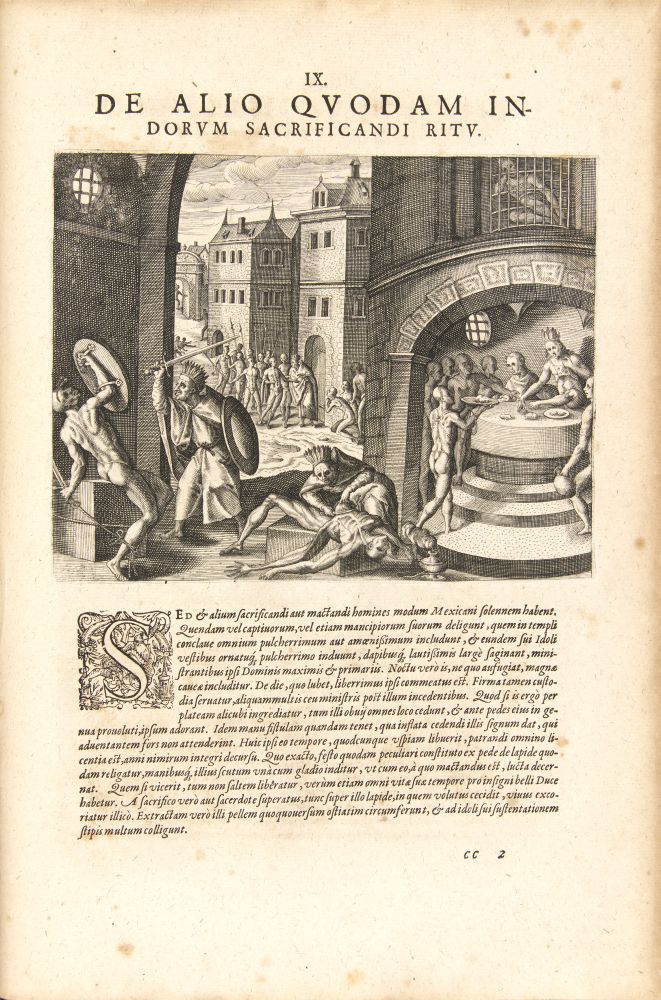 J. Th. de Bry, Americae nona & postrema pars. 3 Tle. in 1 Bd. Ffm 1602. - Image 2 of 5