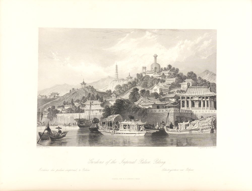 Th. Allom, China, in a series of views. 4 Vol. in 2 Bdn. Ldn 1843-44.