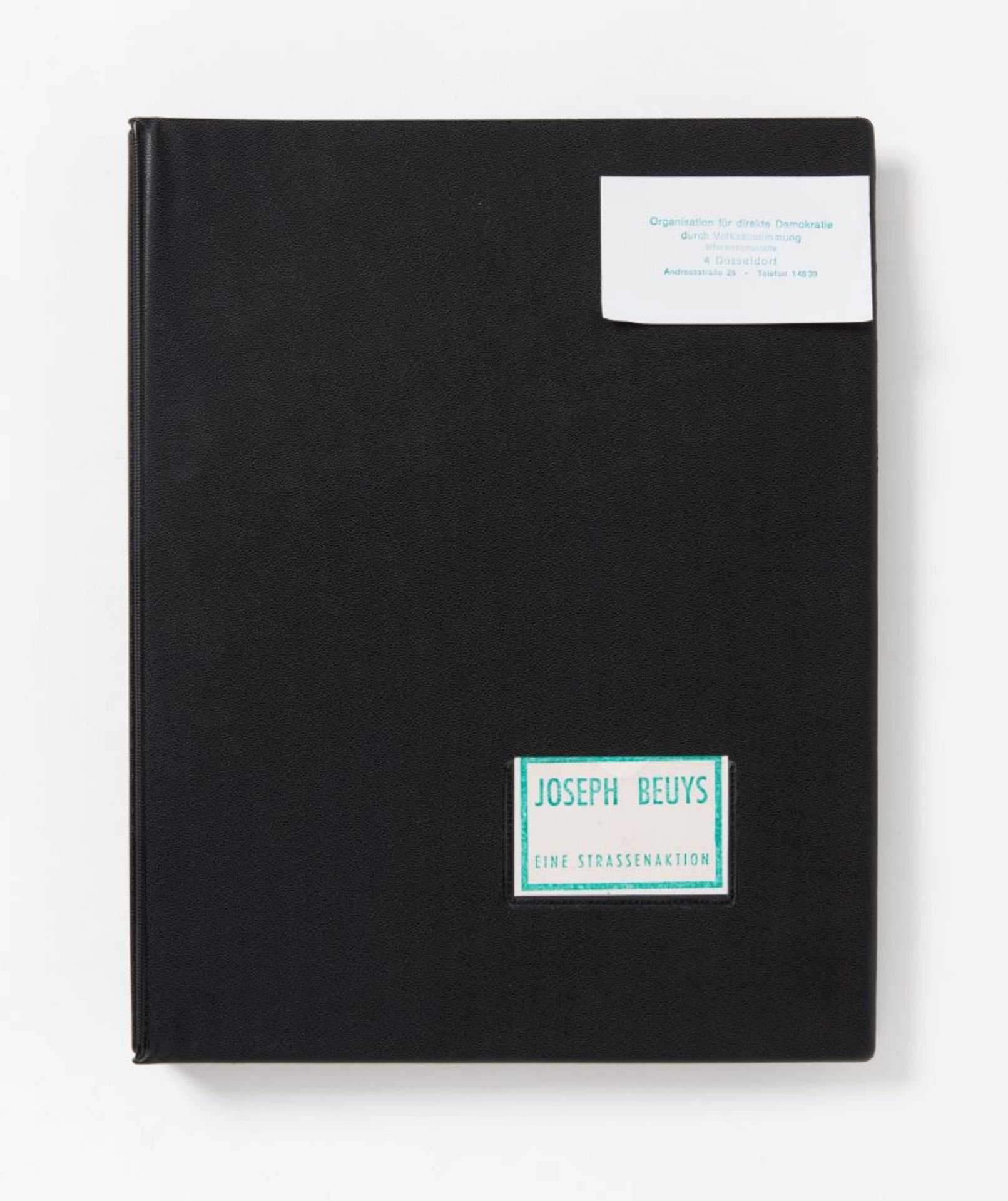 Joseph Beuys. Eine Straßenaktion. 1972. Signiert. Ex. 87/100. Schellmann 44. - Image 2 of 2