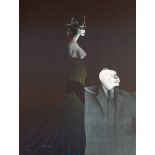 Paul Wunderlich. Ariadne und Dionysos 1978. / Familienbild. 1980. 2 Blatt Farblithographien. Signier