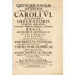 J. A. v. Keller, Quinquennium secundum... Caroli VI. Wien 1721.