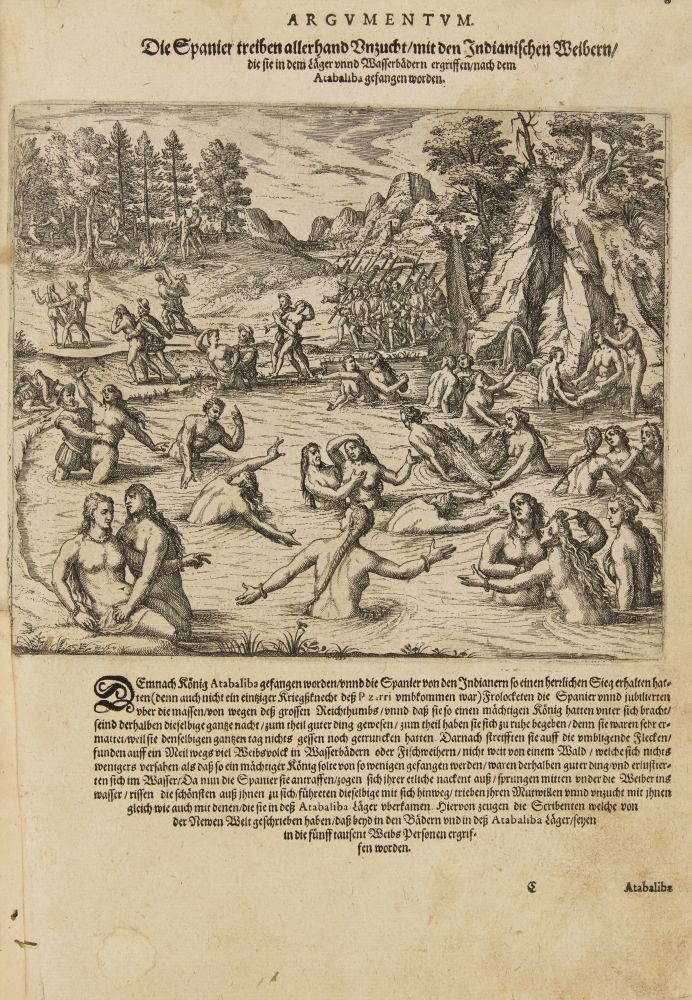 G. Benzoni, Das sechste Theil der newen welt. Ffm 1597. - Image 3 of 5