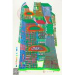 Friedensreich Hundertwasser. Good morning City. Farbserigraphie. Signiert. Ex. 488/10000. K 41.
