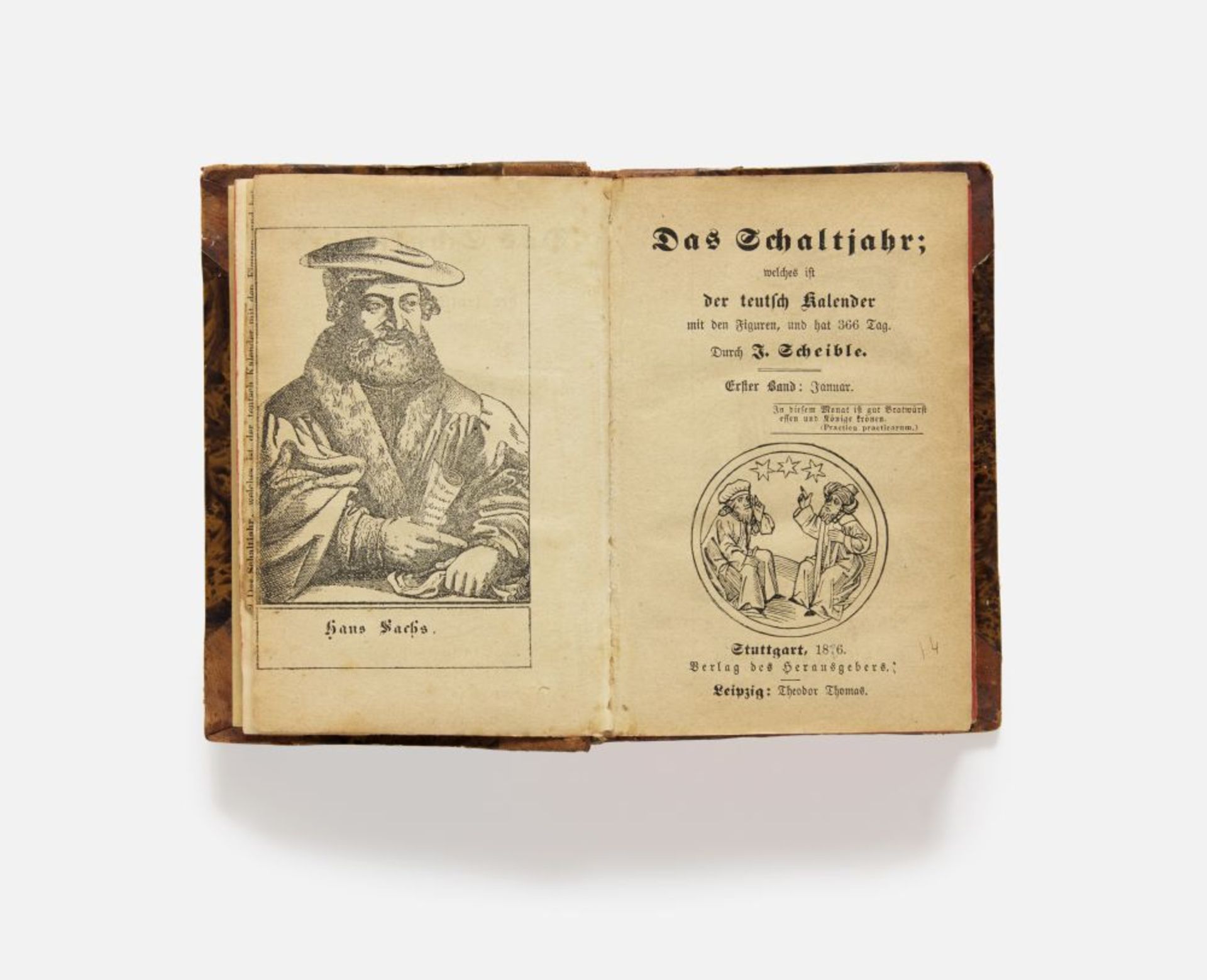 J. Scheible, Das Schaltjahr. 5 Bde. Stgt. 1846-76.
