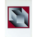 Victor Vasarely. Ohne Titel. Farbserigraphie. Signiert. Ex. E.A.