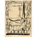 Lyonel Feininger. Gelmeroda. 1923. Holzschnitt. Signiert. Eins von 100 Exemplaren. Prasse W237.