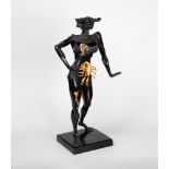 Salvador Dalí. Le Minotaure (Minotaurus). Bronze, schwarz patiniert, teils vergoldet. Ex 45/99. + Ze