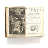 Biblia latina. - Biblia sacra vulgatae editionis. Antwerpen 1716.