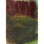 Herbert Brandl. Ohne Titel. 1997. Aquarell. Verso signiert.