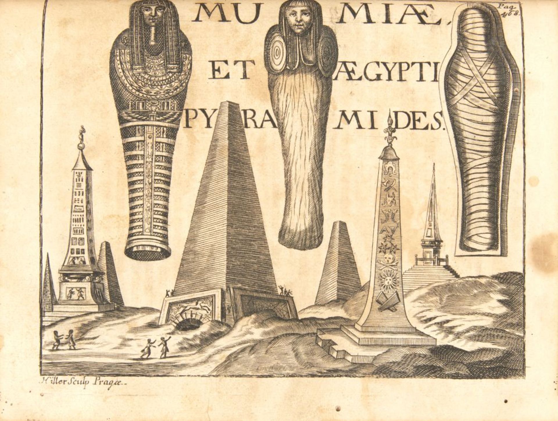 A. M. Myller, Peregrinus in Jerusalem. Prag 1730. - Image 3 of 3