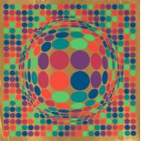 Victor Vasarely. Ohne Titel. Farbserigraphie. Signiert. Ex. e.a.