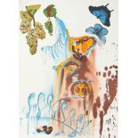 Salvador Dalí. L'été. (Aus: Les Saisons). 1972. Farblithographie. Signiert. Ex. E.A. ML 1369.