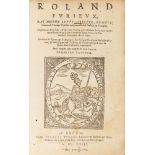 L. Ariost, Roland furieux. 3 Bde in 1. Rouen 1618.