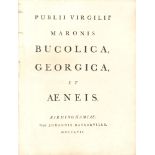 P. Vergilius Maro, Bucolica, Georgica et Aeneis. Birmingham 1757.