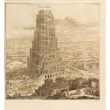 A. Kircher. - 2 Werke in einem Band: 1. Arca noe. Amsterdam 1675. / 2. Turris Babel. Amsterdam 1679.