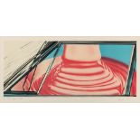 James Rosenquist. Red Highway trust. 1978. Farblithographie. Signiert. Ex. 71/78.