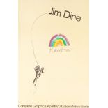 Jim Dine. Scissors and Rainbow. 1969. Complete Graphics April 1970 Galerie Mikro Berlin. Farblithogr