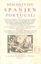 J. Alvarez de Colmenar, Beschryving van Spanjen en Portugal. 5 Teile in 1 Bd. Leiden 1707.