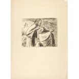 Ernst Barlach. Anno Domini MCMXVI Post Christum Natum (zu: Der Bildermann). 1916. Lithographie. Sign