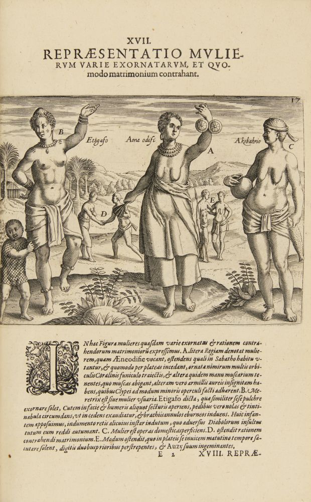 P. de Marees, Indiae orientalis, Pars VI. Ffm. 1604. - Image 3 of 4