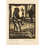 Erich Heckel. Lichtträger (36. Jahresausgabe). 1966. Holzschnitt. Signiert. Ebner/Gabelmann 1067 H.