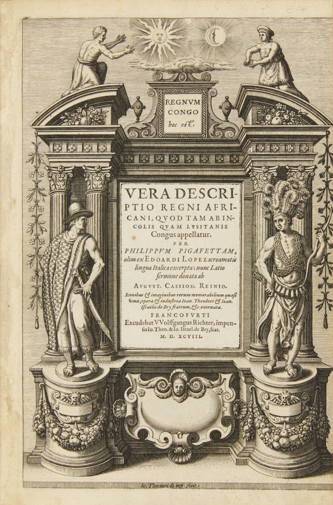 D. Lopes, Vera descriptio regni Africani. Ffm. 1598. - Image 2 of 3