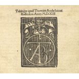 J. Reuchlin, Defensio J. Reuchlin...contra calumnati res suos Colonienses. Tübingen: Anshelm 1513.