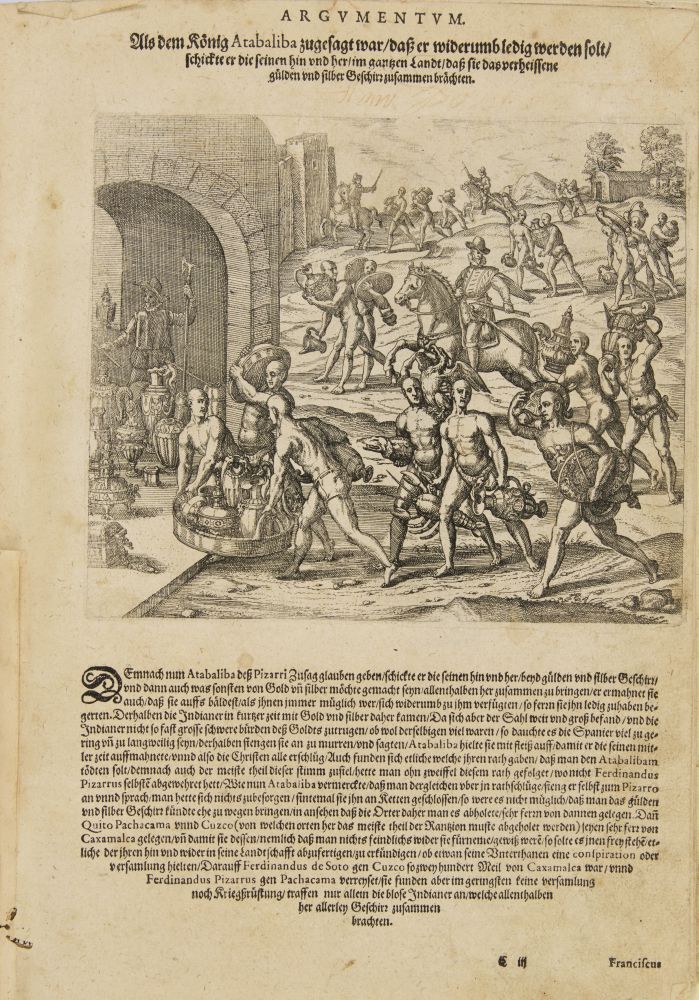 G. Benzoni, Das sechste Theil der newen welt. Ffm 1597.