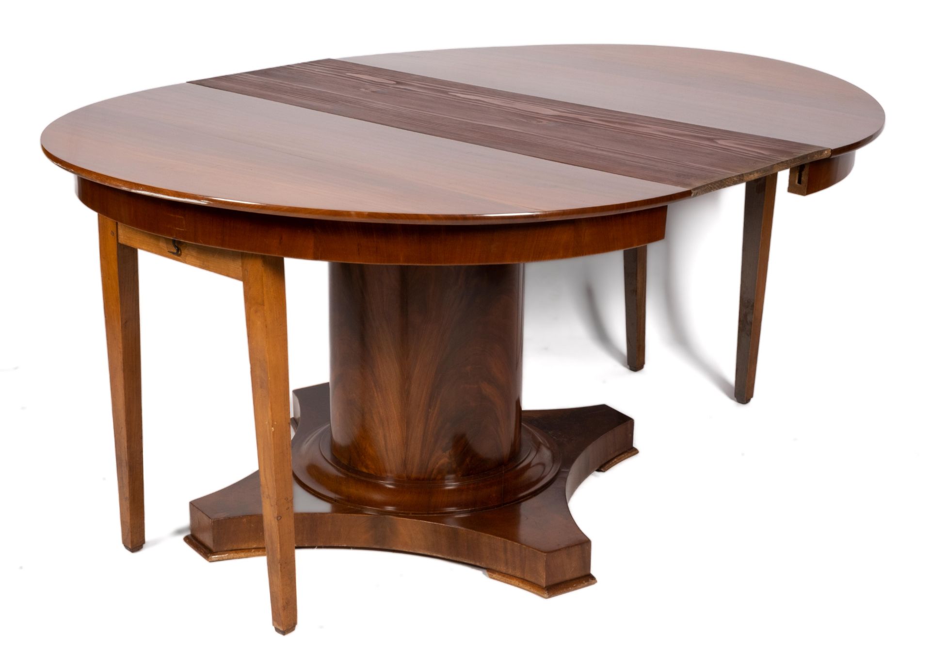 A Dutch mahogany extending dining table - Bild 3 aus 5