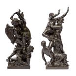 After Gaspard Marsy (1624-1681) and Anselme Flamen (1647-1717), 'Boreas abducting Orithya'; and afte