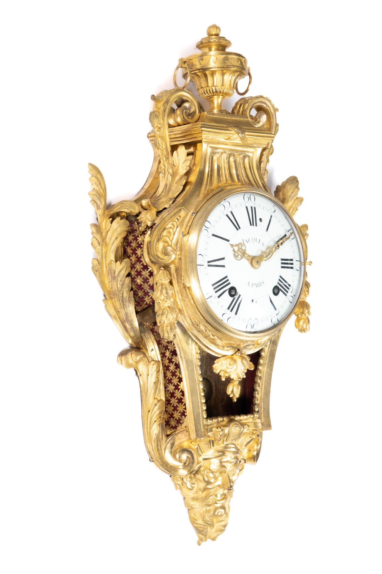 A Louis XVI ormolu cartel clock - Image 2 of 4