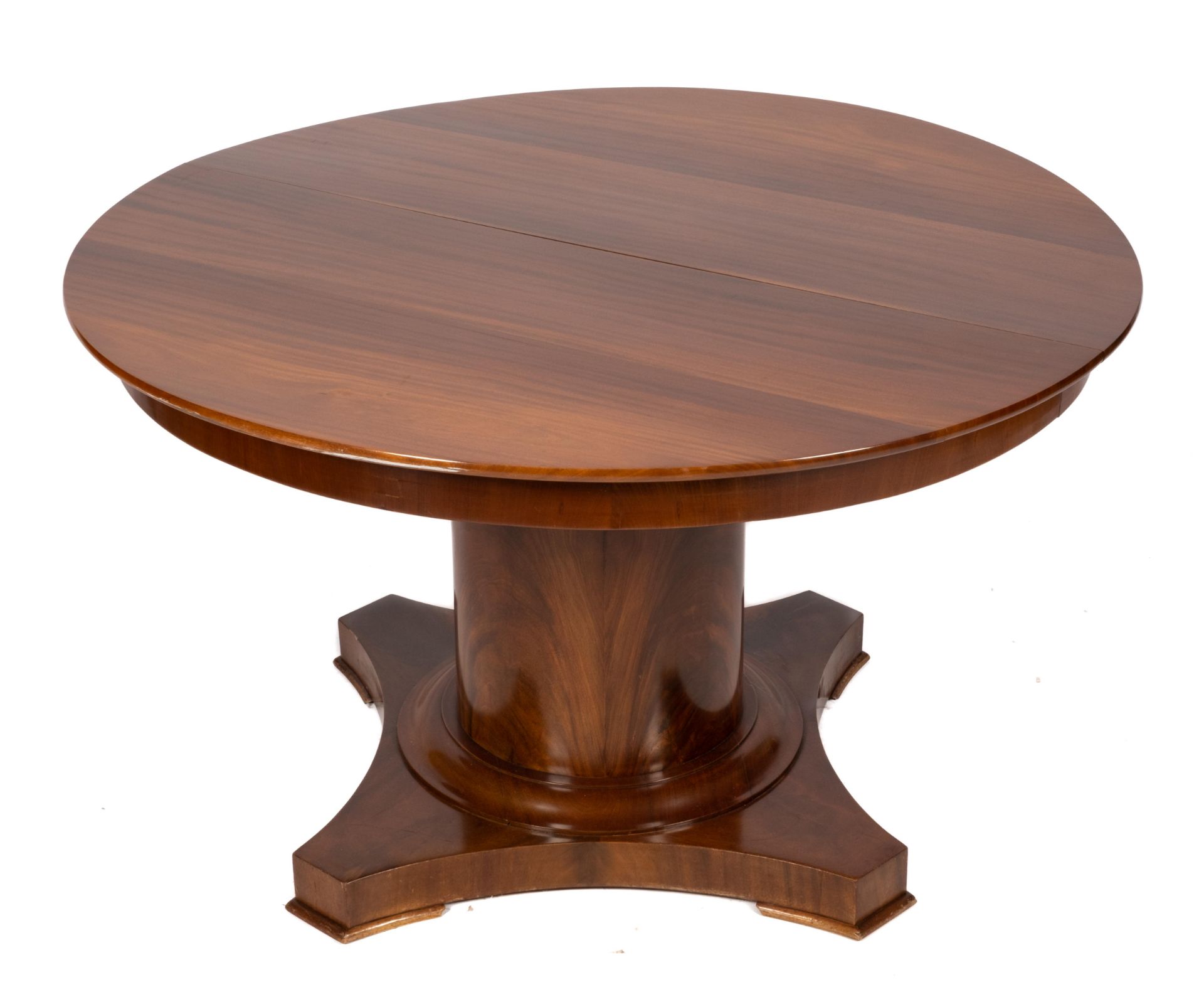 A Dutch mahogany extending dining table - Bild 2 aus 5