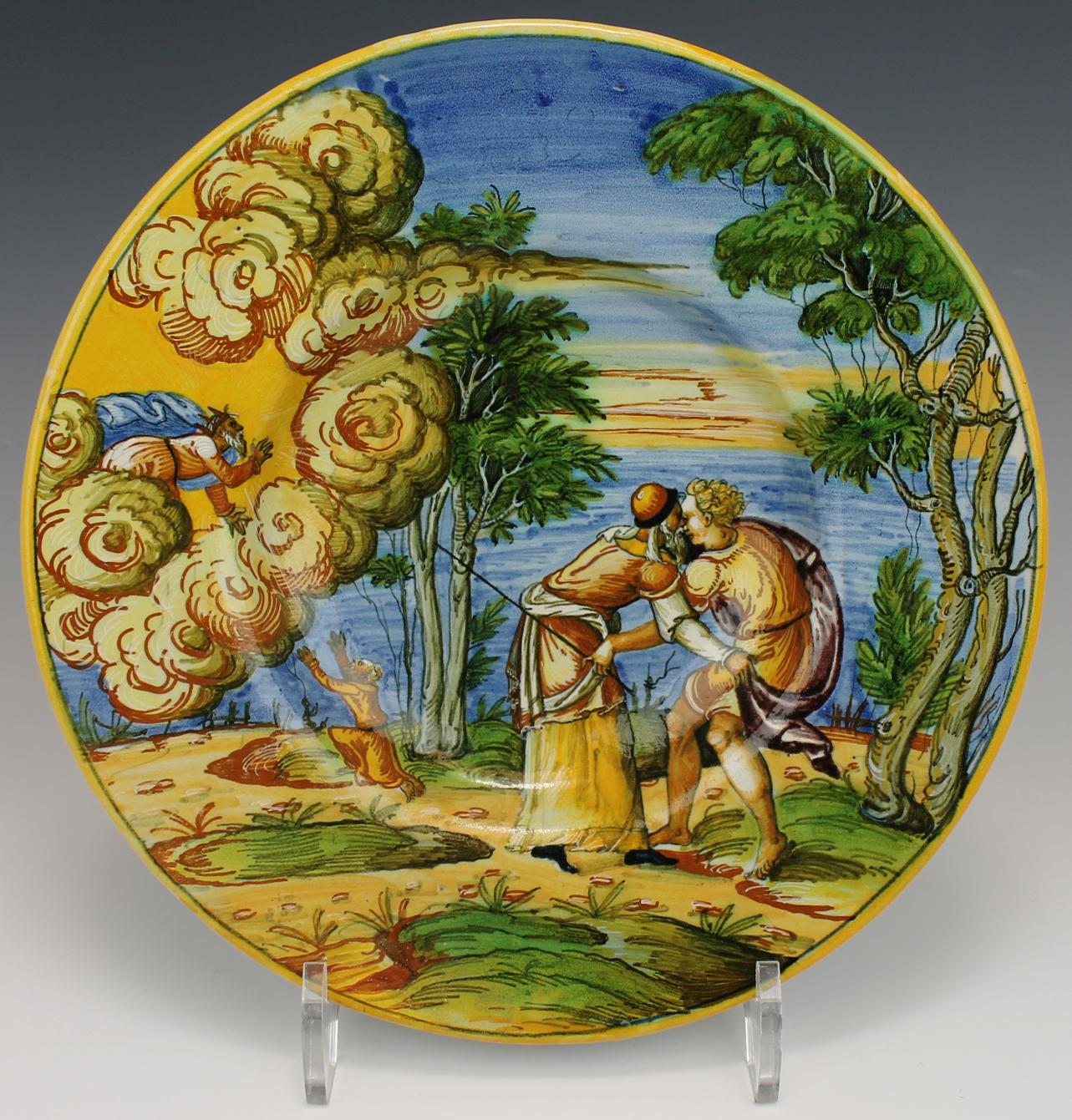 An Italian Istoriato maiolica tondino - Image 5 of 10