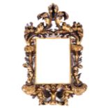 A large North-Italian carved giltwood mirror